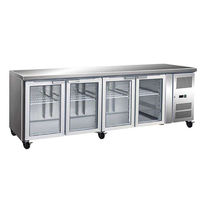 CNJT commercial ventilated snack refrigerator counter